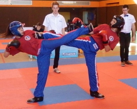 Kaja (rechts) gewinnt Gold und Melisa-Kiraz Silber